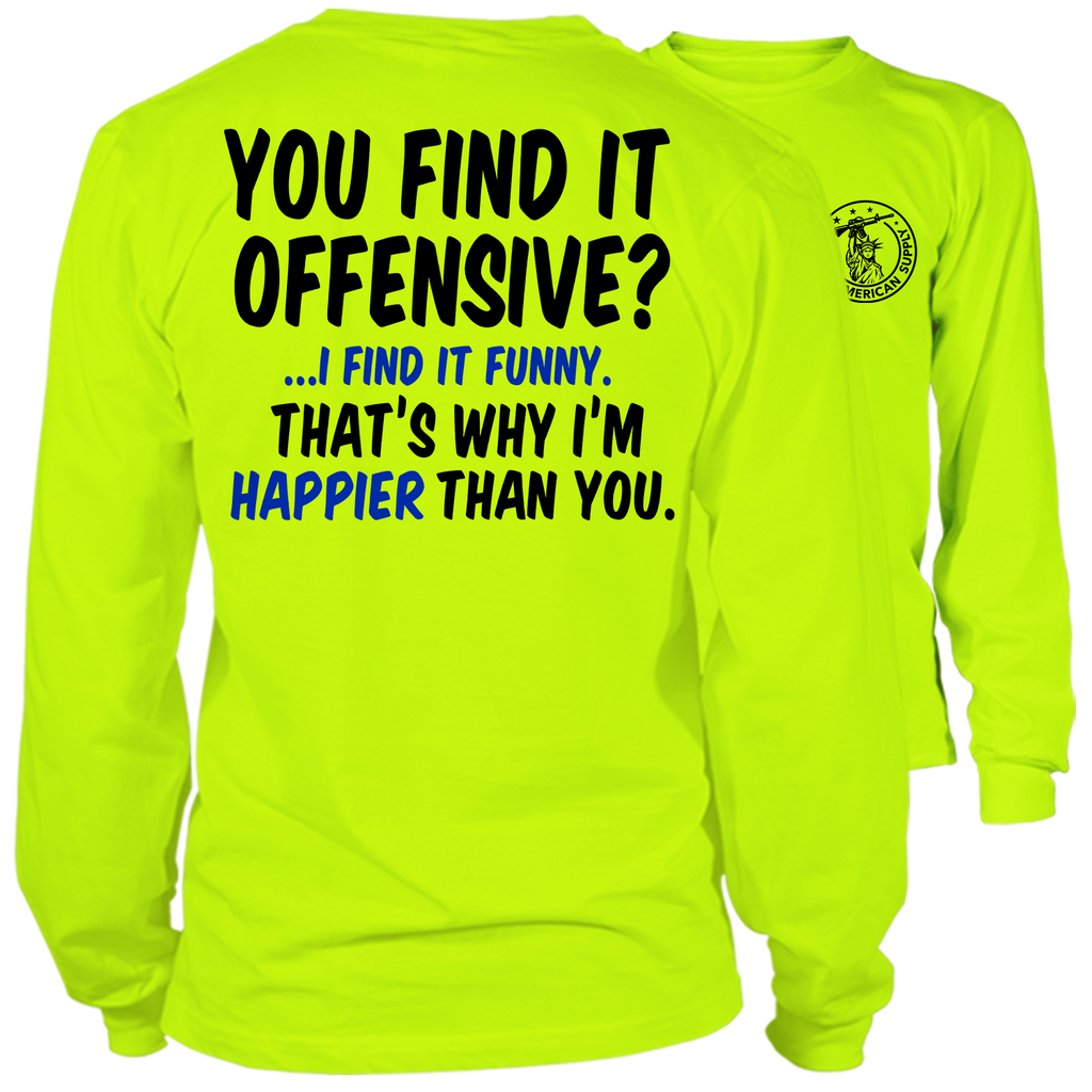 Funny high vis shirts sales