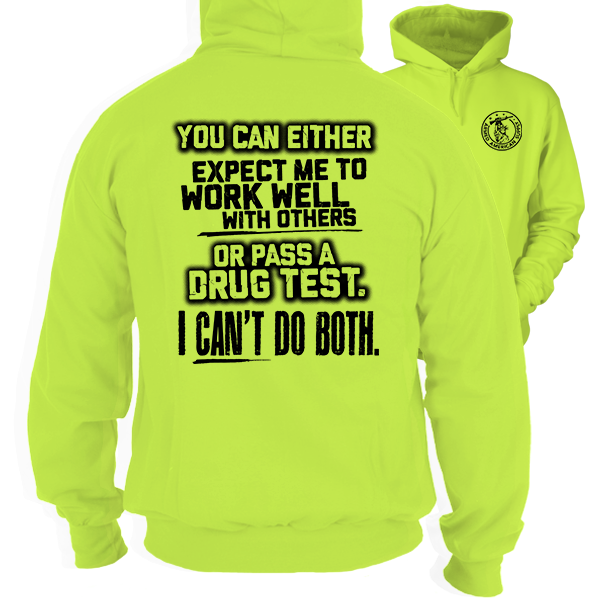 I Can't Do Both - Hi-Vis Hoodie