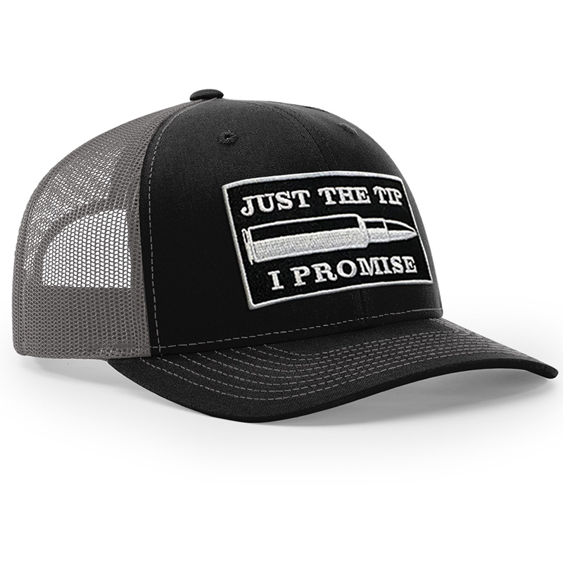 Just The Tip - Black & Grey Hat