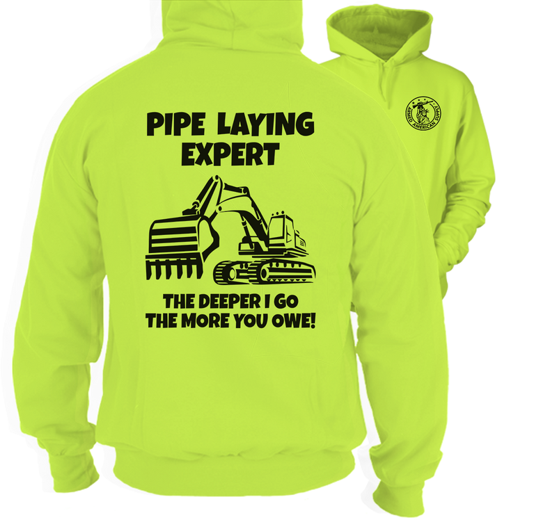 Pipe Layer Expert - Hi-Vis Hoodie