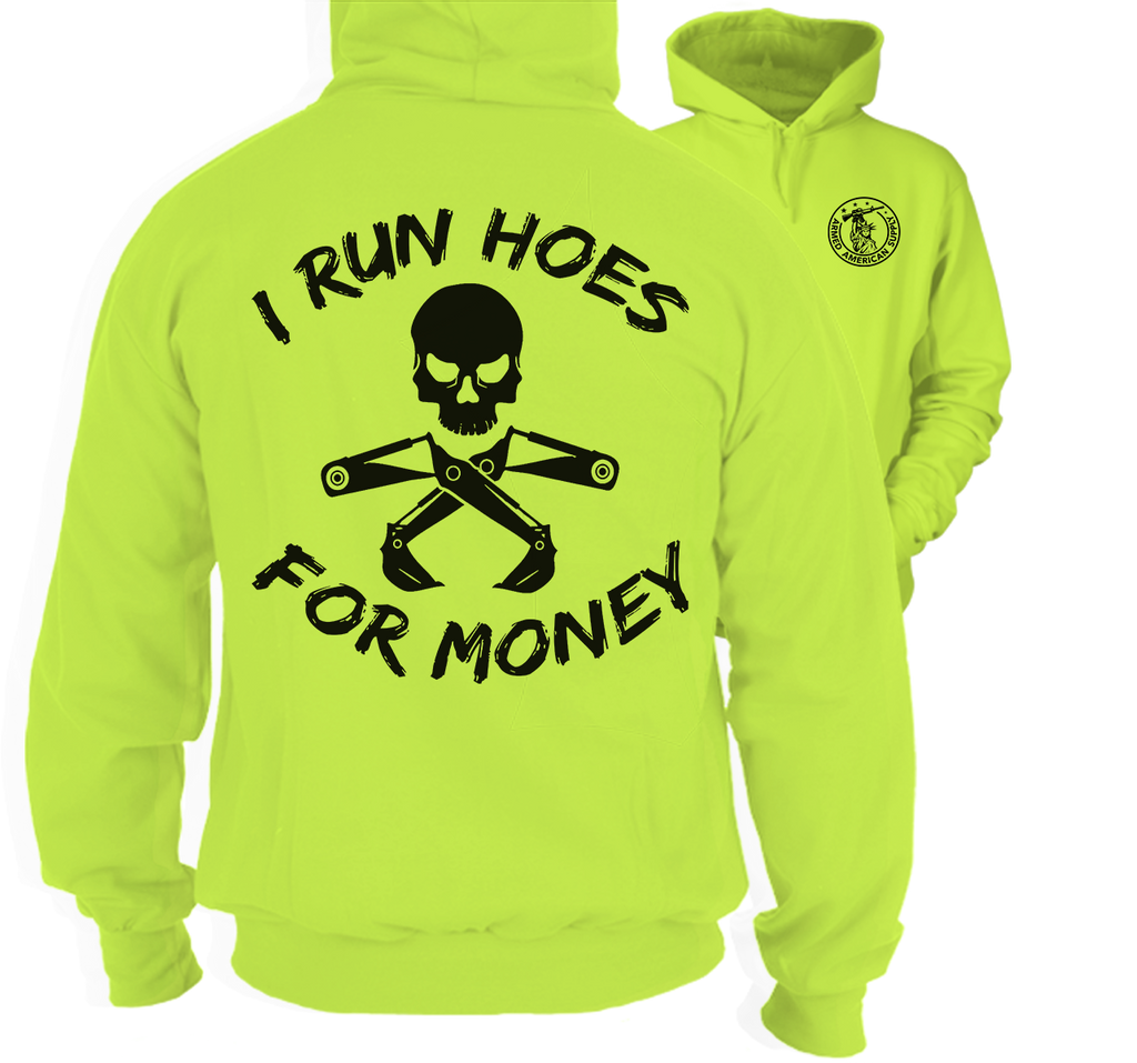 Run Hoes - Hi-Vis Hoodie