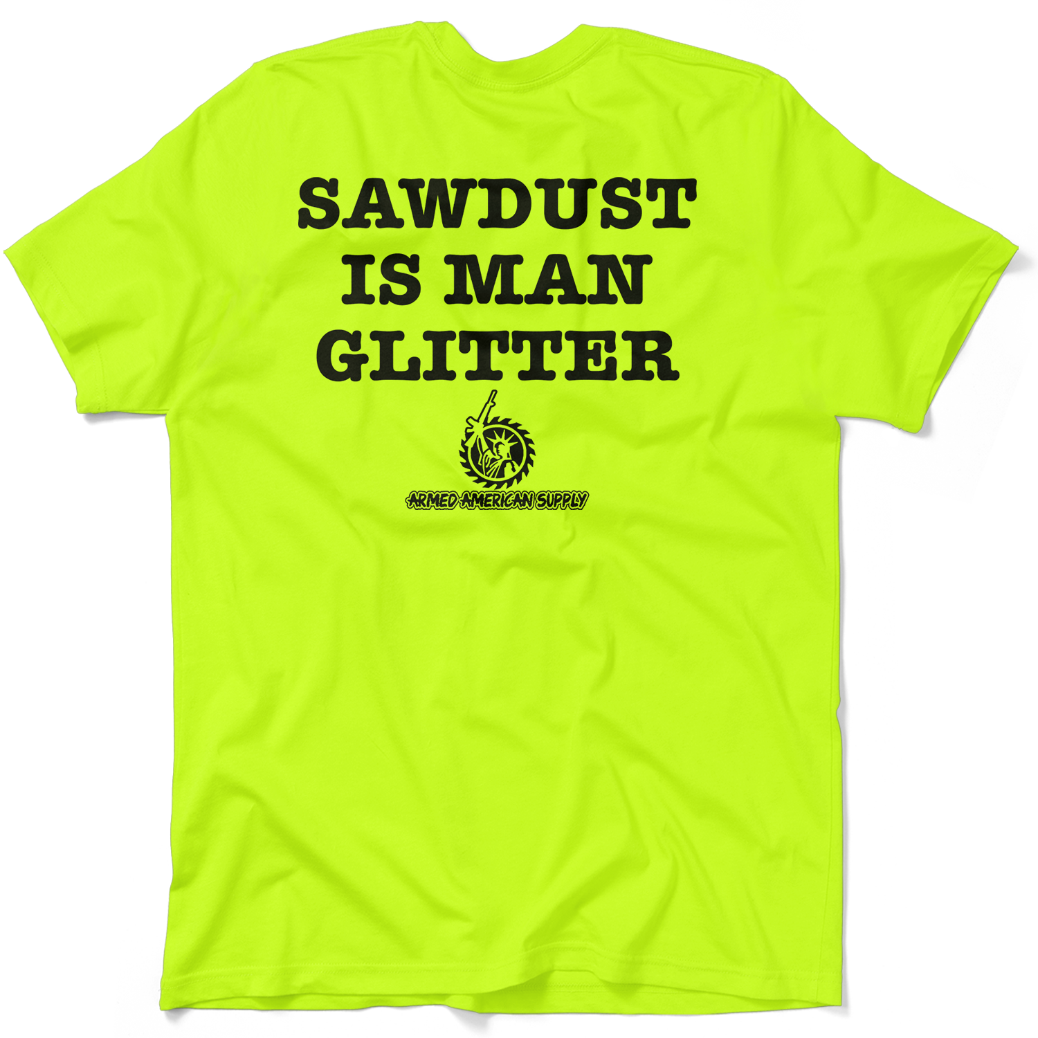 Sawdust - Safety Yellow T-Shirt