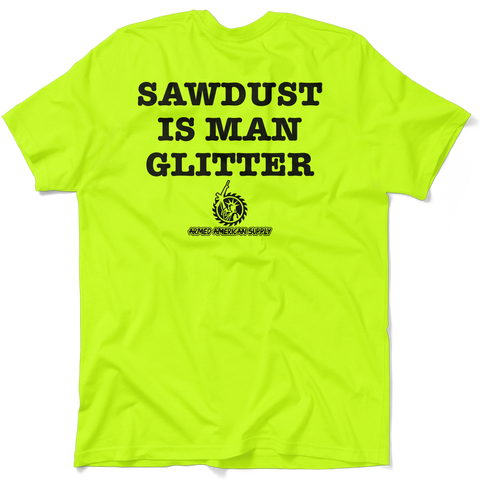 Sawdust - Safety Yellow T-Shirt