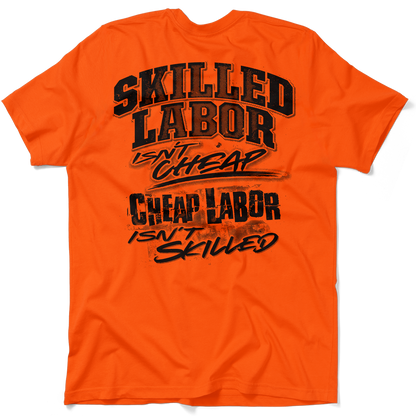 Skilled Labor - Safety Orange T-Shirt