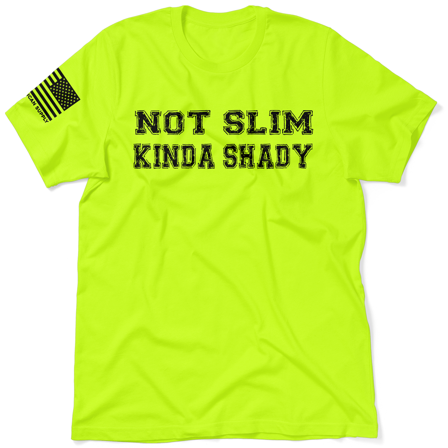 Slim Shady - Safety Yellow T-Shirt