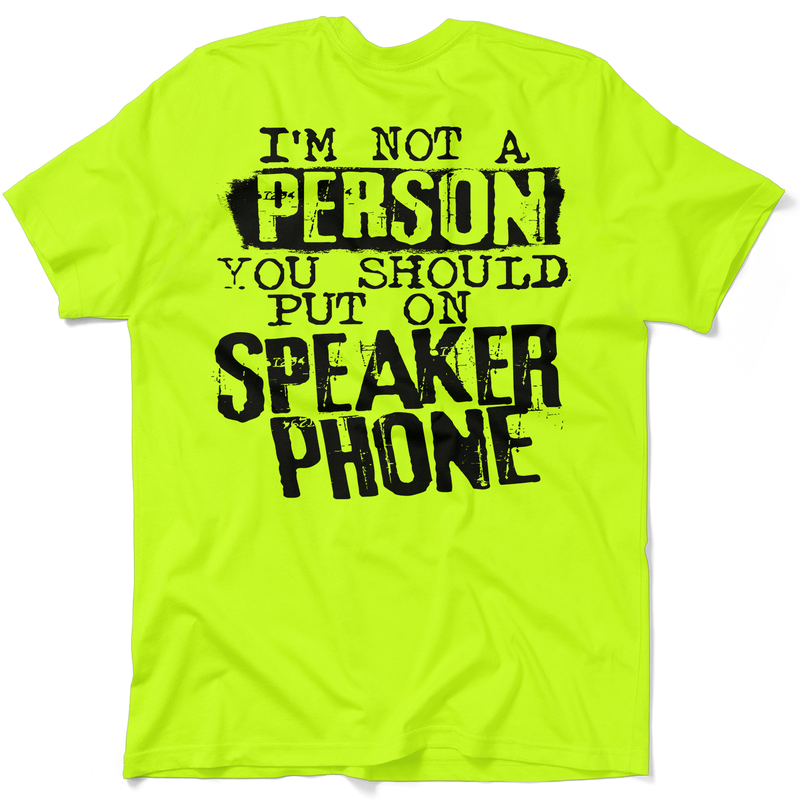 Speaker Phone - Hi-Vis Work Shirt