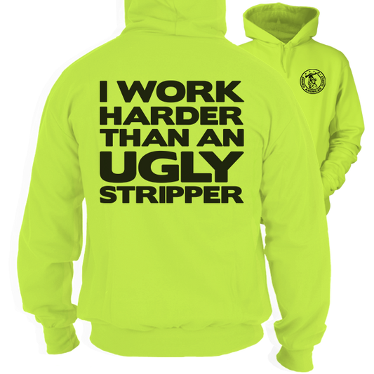 Work Harder - Hi Vis Hoodie