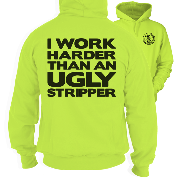 Work Harder - Hi Vis Hoodie