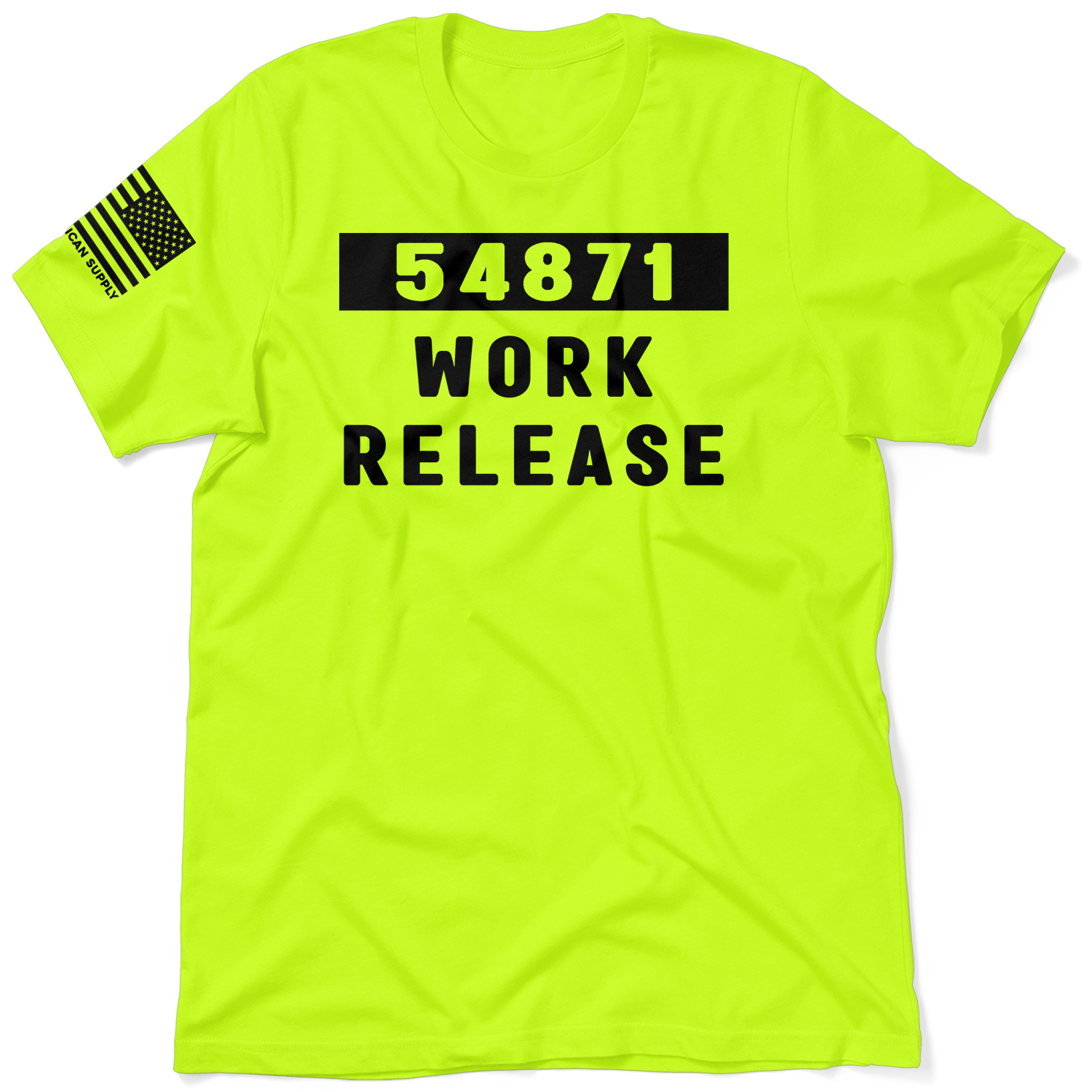 Work Release - Safety Yellow T-Shirt